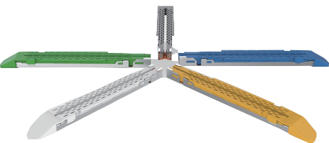 Straight Line Abdominal Surgery Linear Cutter Stapler Endoscopic 1