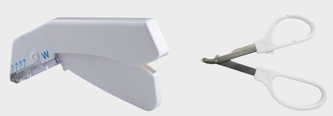 Surgical Incisions Disposable Surgical Stapler ABS PE Skin Staple Remover 2