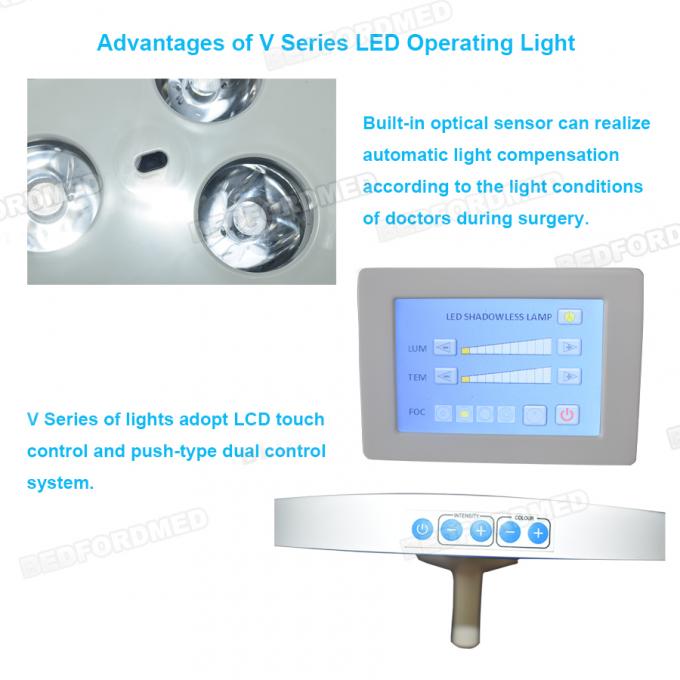 V Series Hospital Mobile Type 700 LED Shadowless Operating Light With Battery 3
