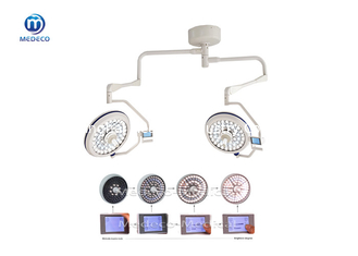 Square Medical LED Shadowless Surgical Light Arm Ceiling Mounted