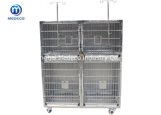 Combined Stainless Steel Foster Care Hospital Cage With The Door Unique Sliding Designed