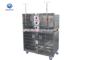 Hospital Power Supply Cage With Moved  Brake Wheel And Automatically Locked