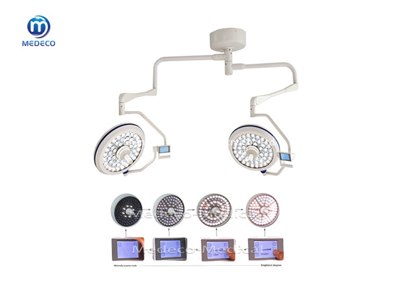 Square Medical LED Shadowless Surgical Light Arm Ceiling Mounted