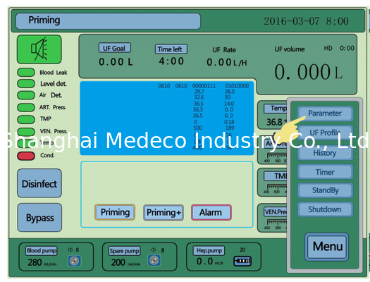 CE Marked Hemodialysis Kidney Dialysis Center Patient Therapy Medical Equipment 6008