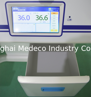 Medical Oxygen Incubator For Babies LCD Touch Screen