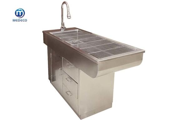 Multi Functional Stainless Steel Animal Surgical Table With Two Water Outlets