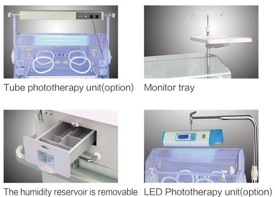 Removable Humidity Reservoir Medical Infant Incubator