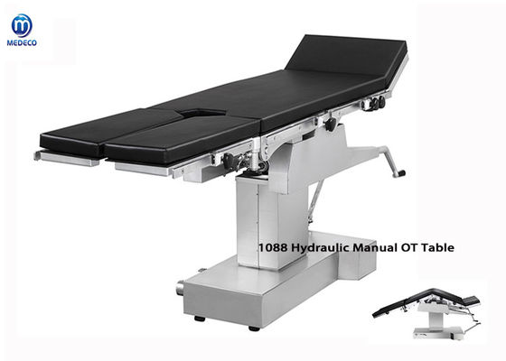 Stainless Steel 201cm Manual Operating Table Hydraulic Manual Operating Surgical Table